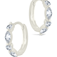 Sterling Silver Kensington Micro Hoops
