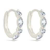 Sterling Silver Kensington Micro Hoops