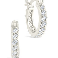 Sterling Silver Norabelle Micro Hoops