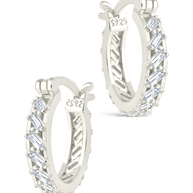 Sterling Silver Norabelle Micro Hoops