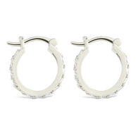 Sterling Silver Norabelle Micro Hoops