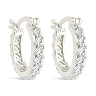 Sterling Silver Norabelle Micro Hoops