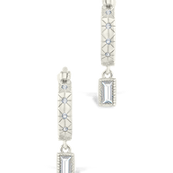 Sterling Silver Oaklyn Micro Hoops