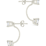 Sterling Silver Brilliant Cut Duo Jackets