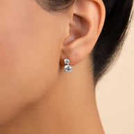 Sterling Silver Galatea Brilliant Cut CZ Studs