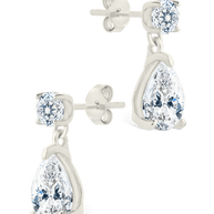 Sterling Silver Imogen CZ Studs