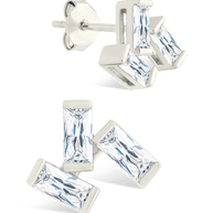 Sterling Silver Macy CZ Studs
