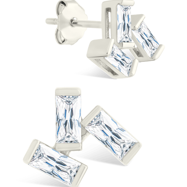 Sterling Silver Macy CZ Studs