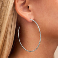 Rope Twist Hoops