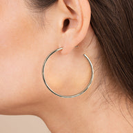 Graduating Hoop Earrings