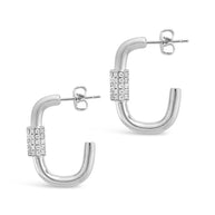 Oval Carabiner Hoops
