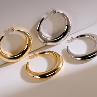Trixie Tube Hoop Earrings