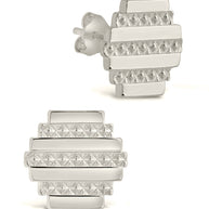 Sezia Textured Stud Earrings