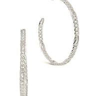 Claudette Chain Hoop Earrings