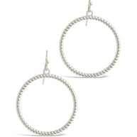 Terina Circle Dangle Earrings