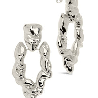 Tali Molten Metal Chunky Drop Earrings