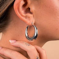 Quinn Tube Hoop Earrings
