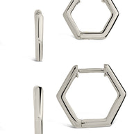 Emmy Geometric Hoop Earring Set of 2