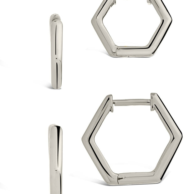 Emmy Geometric Hoop Earring Set of 2