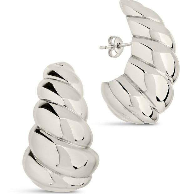 Bobine Statement Stud Earrings