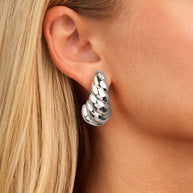 Bobine Statement Stud Earrings