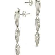 Beating Heart Drop Stud Earrings
