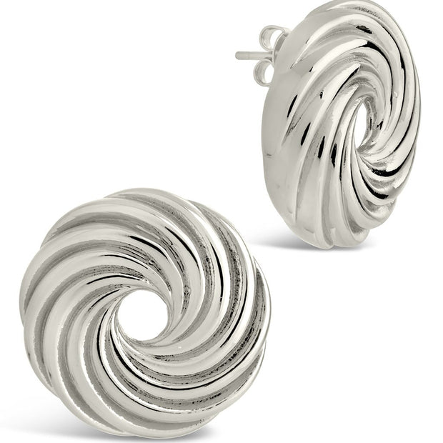 Cruller Stud Earrings