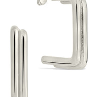 Baguette Hoop Earrings