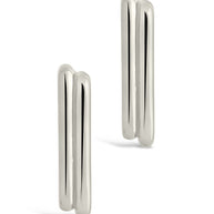 Baguette Hoop Earrings