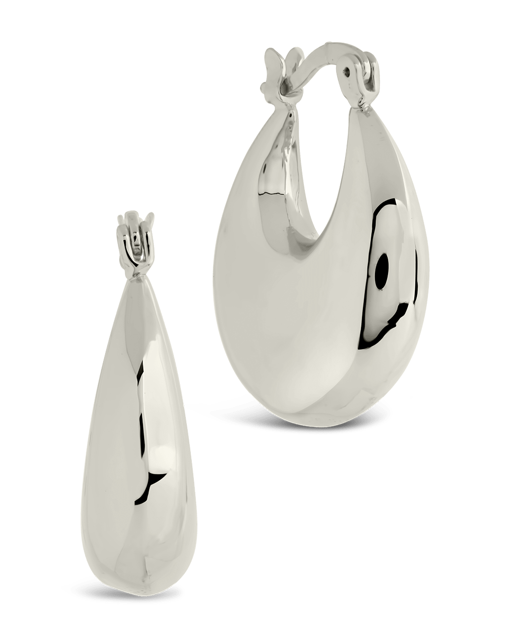 Brooklyn Chunky Tube Hoop Earrings