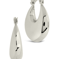 Brooklyn Chunky Tube Hoop Earrings
