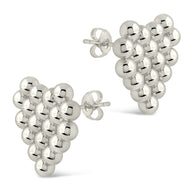 Meredith Heart Stud Earrings