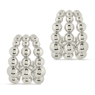 Bubble Sphere Trio Hoop Earrings