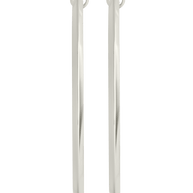 Leona Polished Hoop Earrings