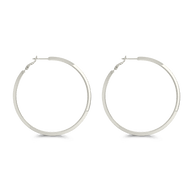 Leona Polished Hoop Earrings