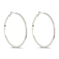 Leona Polished Hoop Earrings