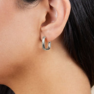 Annika Polished Micro Hoop Earrings