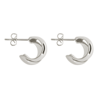 Tamara Double Row Huggie Hoop Earrings