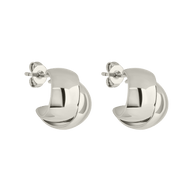 Tamara Double Row Huggie Hoop Earrings
