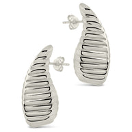 Vale Textured Stud Earrings
