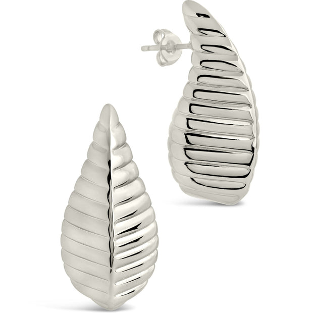 Vale Textured Stud Earrings