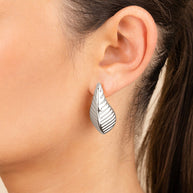 Vale Textured Stud Earrings