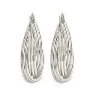 Emery Triple Row Layered Earrings