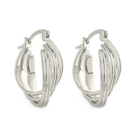 Emery Triple Row Layered Earrings
