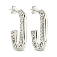 Callista Braided Suspender Earrings