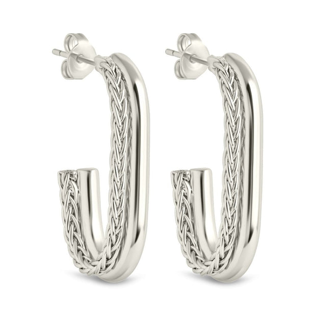 Callista Braided Suspender Earrings