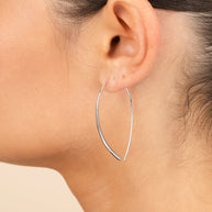 Delicate Threader Hoop Earrings
