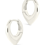 Colby Pointed Teardrop Hoops