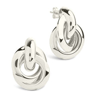 Ashton Layered Door Knocker Stud Earrings
