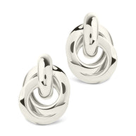 Ashton Layered Door Knocker Stud Earrings
